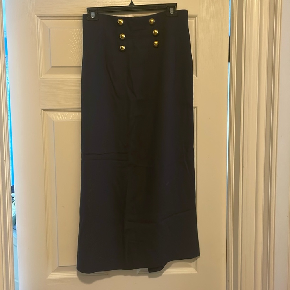 Navy Blue Vintage Skirt